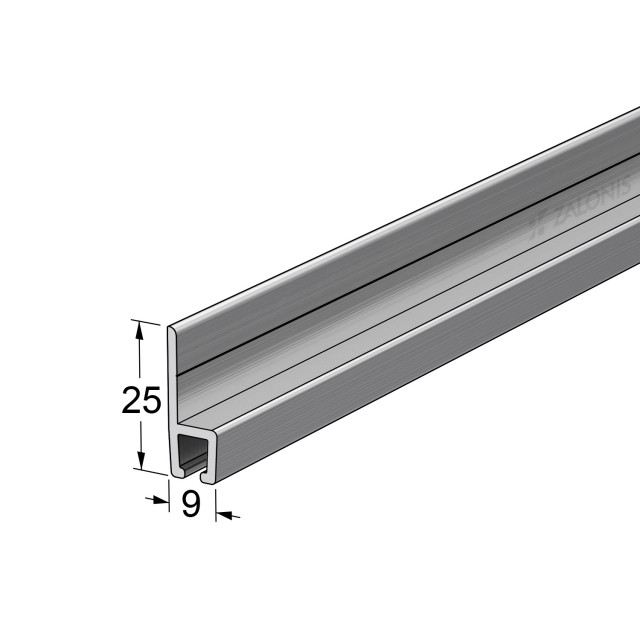 ΠΡΟΦΙΛ-h ΓΙΑ ΒΟΥΡΤΣΑΚΙ ΣΚΛΗΡΟ / ΑΛΟΥΜΙΝΙΟ ΑΒΑΦΟ