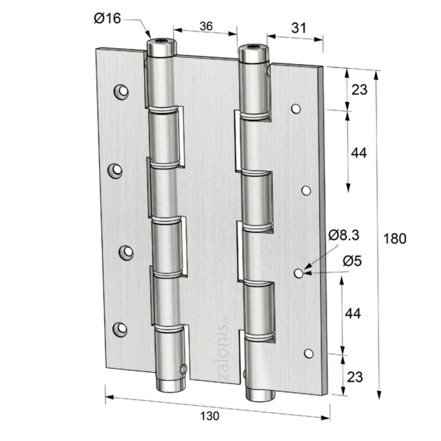 DOUBLE EFFECT SPRING HINGE