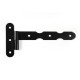 LIFT-OFF DECORATIVE HINGE / LEFT / MAT BLACK