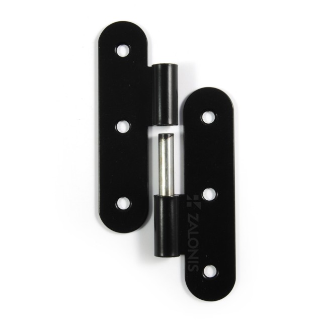 LIFT-OFF DECORATIVE MIDDLE HINGE / RIGHT / MAT BLACK