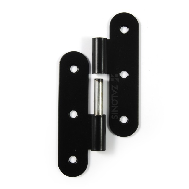LIFT-OFF DECORATIVE MIDDLE HINGE / LEFT / MAT BLACK