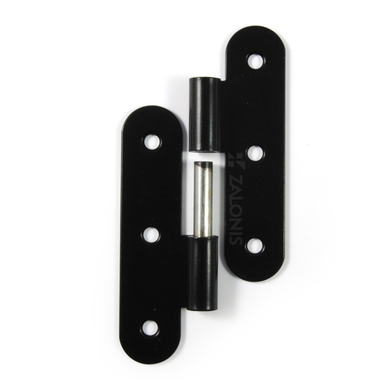 LIFT-OFF DECORATIVE MIDDLE HINGE / LEFT / MAT BLACK