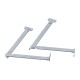 NICKEL LID STAY H.D. 15x2 mm (PAIR)