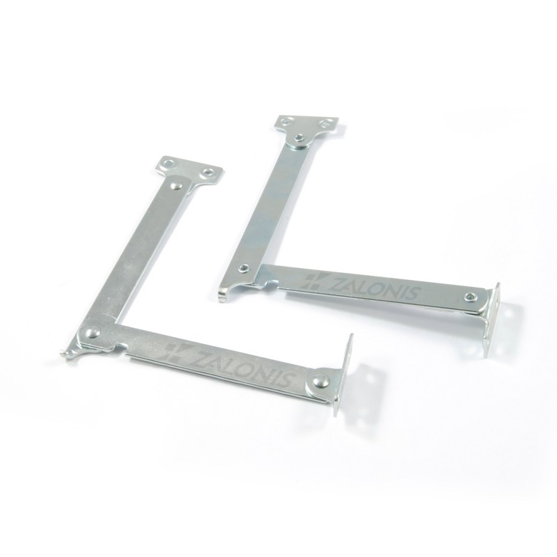 NICKEL LID STAY H.D. 15x2 mm (PAIR)
