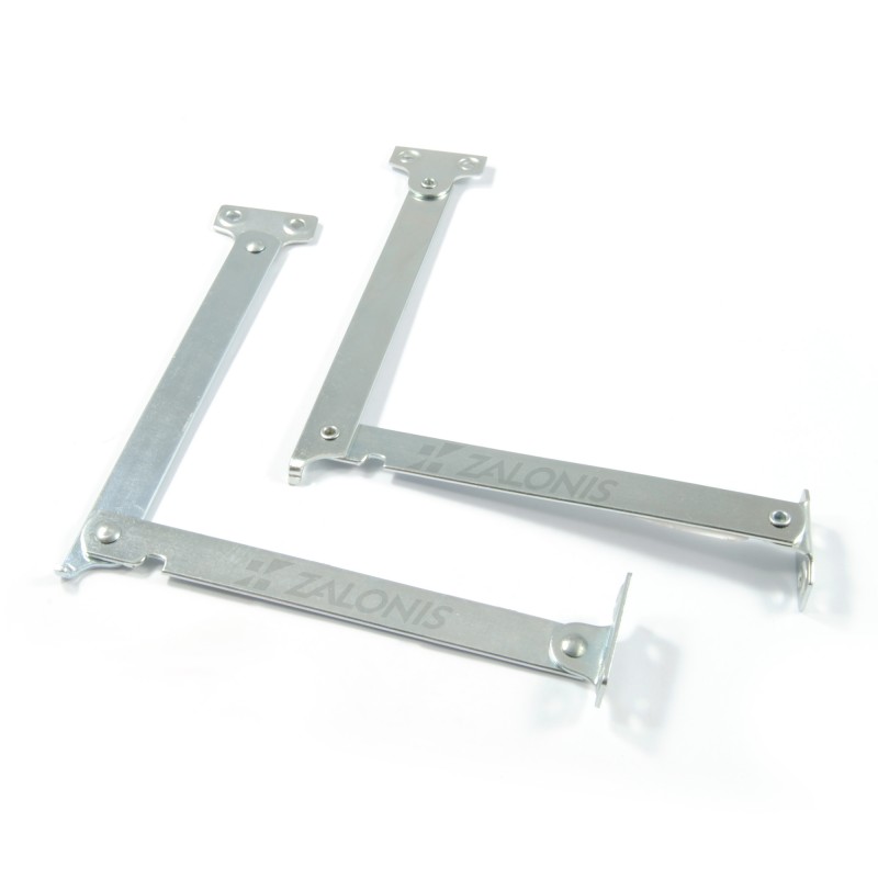 NICKEL LID STAY H.D. 15x2 mm (PAIR)