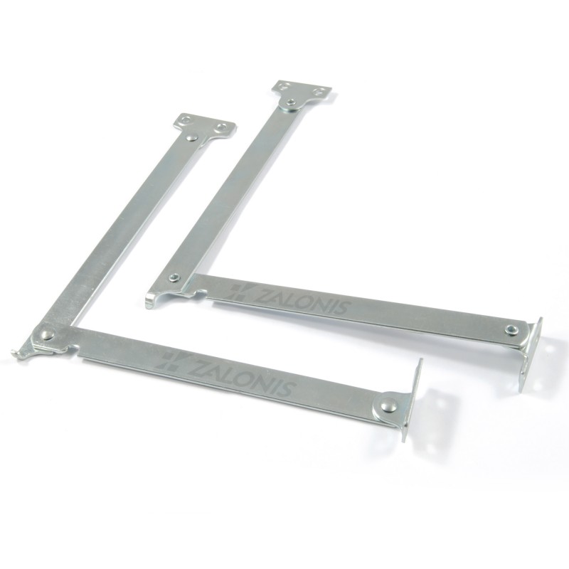 NICKEL LID STAY H.D. 15x2 mm (PAIR)