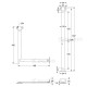 NICKEL LID STAY H.D. 15x2 mm (PAIR)
