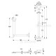 NICKEL LID STAY (PAIR) MECHANICAL LIFTING HINGES