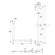 NICKEL LID STAY (PAIR) MECHANICAL LIFTING HINGES