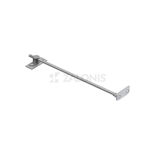NICKEL LID STAY H.D. / FREE SLIDING