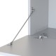 NICKEL LID STAY H.D. / FREE SLIDING