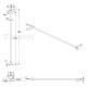 NICKEL LID STAY H.D. / FREE SLIDING