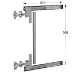ΟΔΗΓΟΣ POCKET DOOR EMKW m.802 / 41 cm