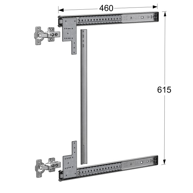 POCKET DOOR SLIDES EMKW m.802 / 46 cm