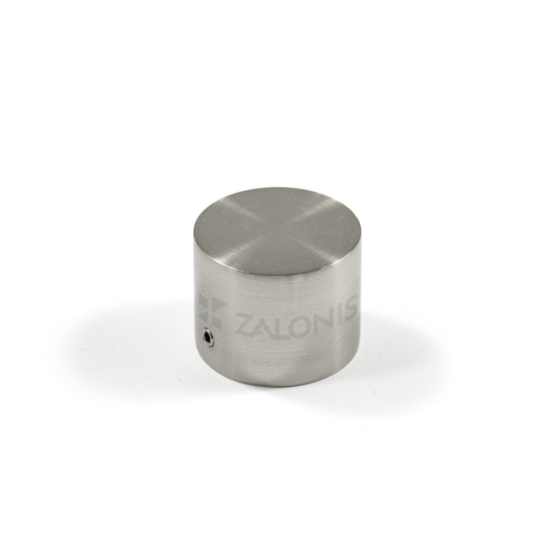 PIPE EXTERNAL END CAP D.25 / MAT NICKEL