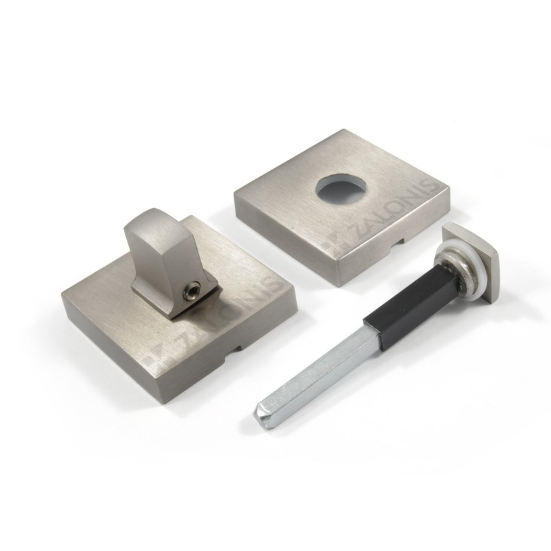 WC SQUARE LOCK 50x50 mm / MAT NICKEL