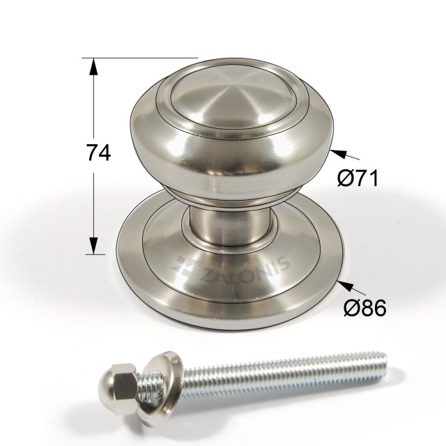 ΜΠΟΥΛ ΕΞΩΘΥΡΑΣ / ΒΑΣΗ Φ.85 mm / Φ.70 mm / ΜΑΤ ΝΙΚΕΛ
