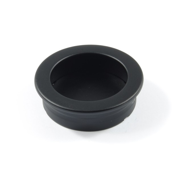 INSET PULL ROUND D.35 / BLACK