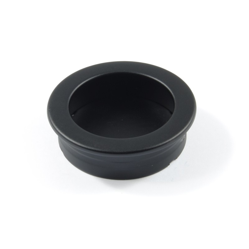 INSET PULL ROUND D.35 / BLACK