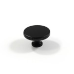 ROUND FURNITURE KNOB EMKW / D.35 / MAT BLACK