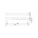 SQUARE HANDLE EMKW / MAT BLACK