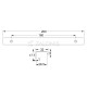 FURNITURE HANDLE BAR EMKW / MAT BLACK