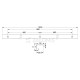 FURNITURE HANDLE BAR EMKW / MAT BLACK