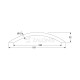 INOX FURNITURE HANDLE M3123 / MATT INOX