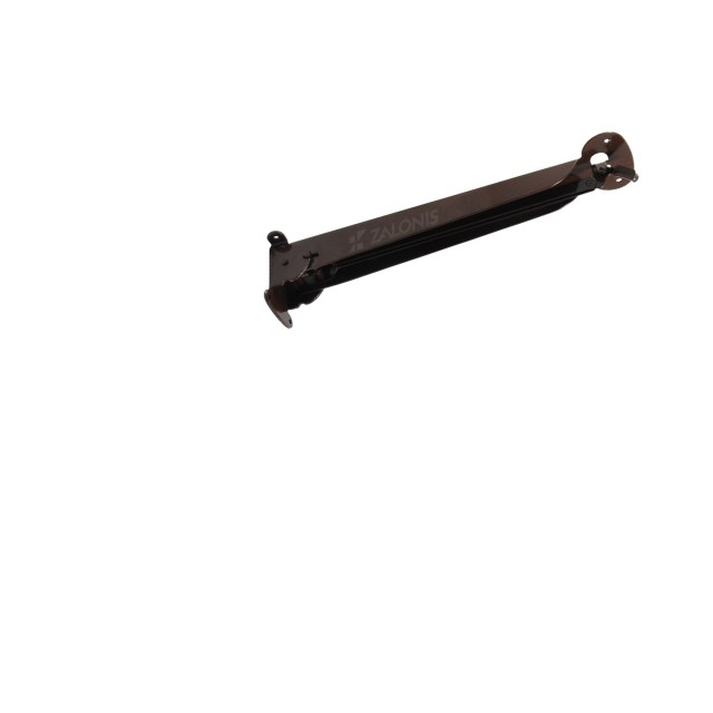 FOLDING SELF BRACKET WITH BUTTON 27.9cm/30kg BROWN