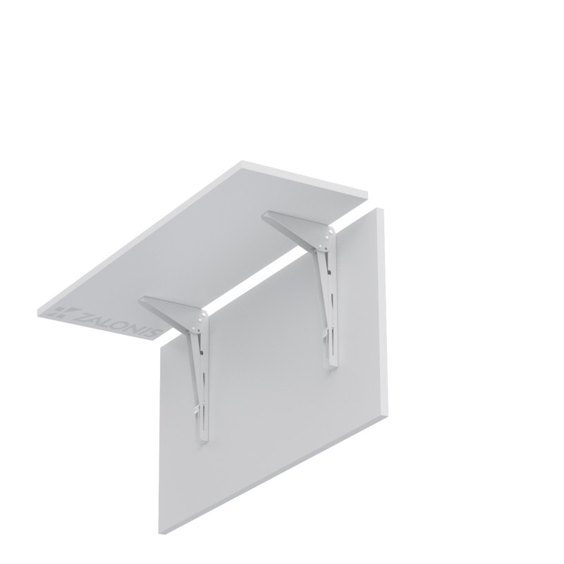 FOLDING BRACKET FOR TABLE EXTENSION / 20cm / WHITE