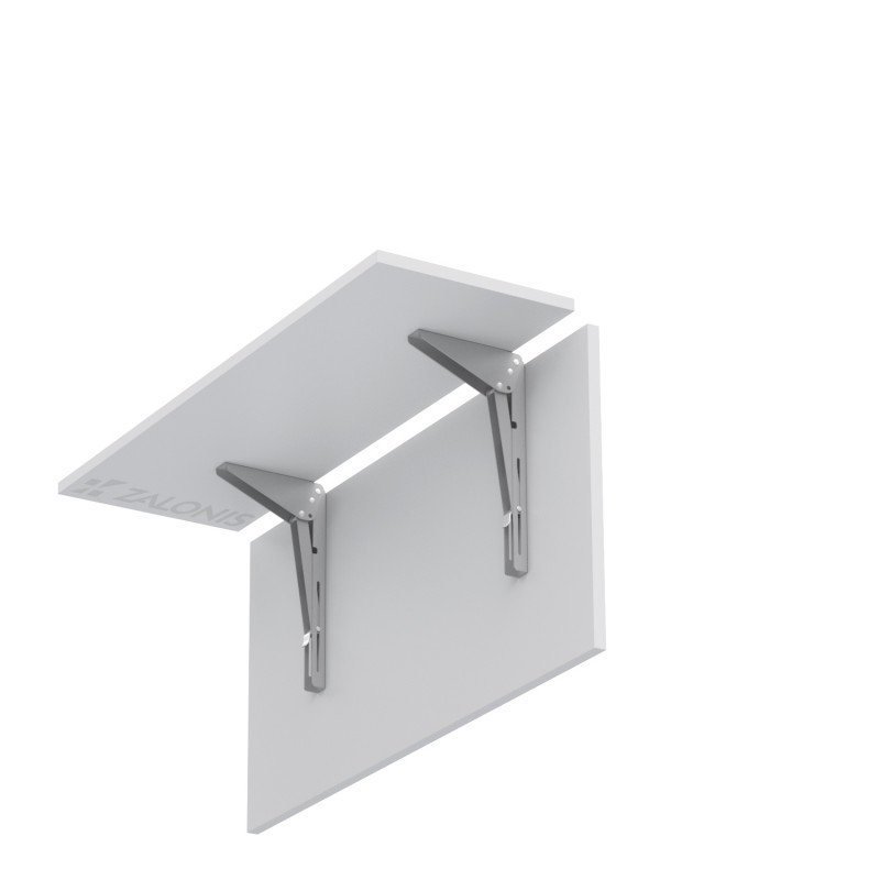 FOLDING BRACKET FOR TABLE EXTENSION / 30cm / MATT GRAY