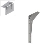 FOLDING BRACKET FOR TABLE EXTENSION / 30cm / MATT GRAY
