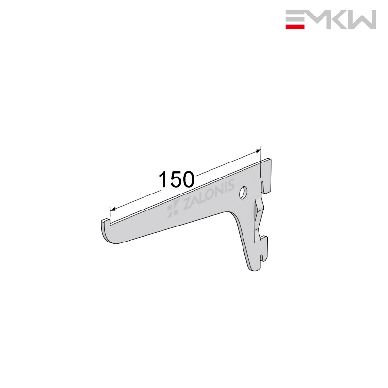 ΒΡΑΧΙΩΝΑΣ EMKW / ΛΕΥΚΟ / 150 mm