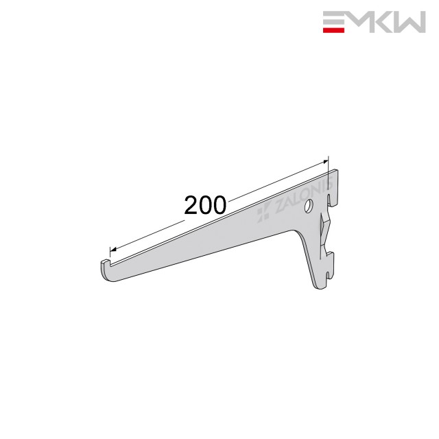 ΒΡΑΧΙΩΝΑΣ EMKW / ΛΕΥΚΟ / 200 mm