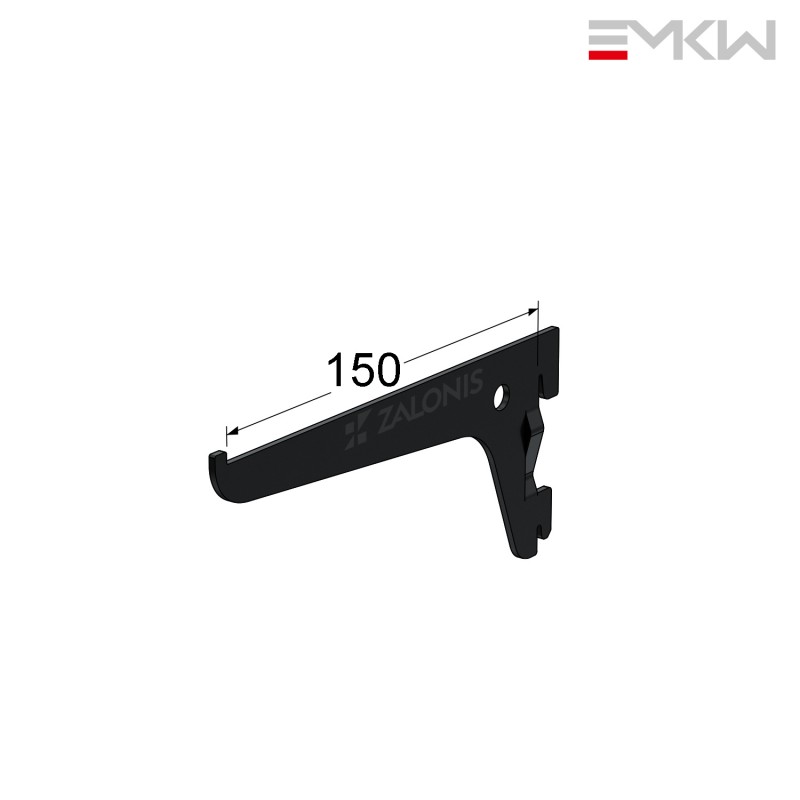 ΒΡΑΧΙΩΝΑΣ EMKW / ΜΑΥΡΟ / 150 mm