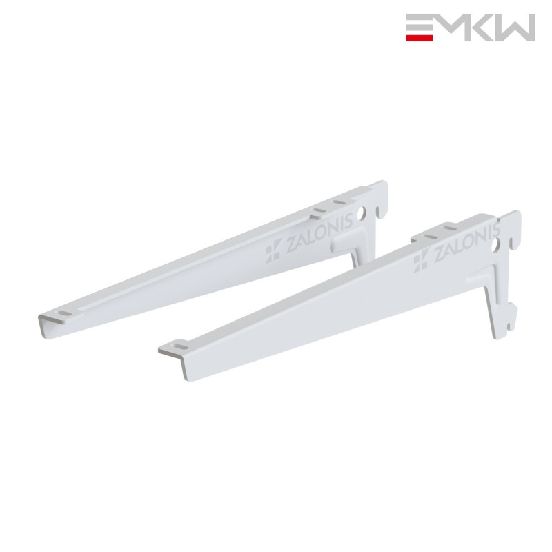 ΖΕΥΓΟΣ ΒΡΑΧΙΩΝΕΣ EMKW ΓΩΝΙΑΚΟΙ 280 mm (ΑΡ&ΔΕ) / ΛΕΥΚΟ