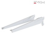 ΖΕΥΓΟΣ ΒΡΑΧΙΩΝΕΣ EMKW ΓΩΝΙΑΚΟΙ 380 mm (ΑΡ&ΔΕ) / ΛΕΥΚΟ