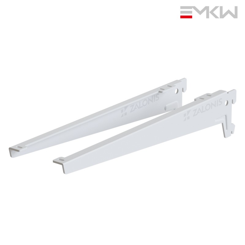 ΖΕΥΓΟΣ ΒΡΑΧΙΩΝΕΣ EMKW ΓΩΝΙΑΚΟΙ 380 mm (ΑΡ&ΔΕ) / ΛΕΥΚΟ