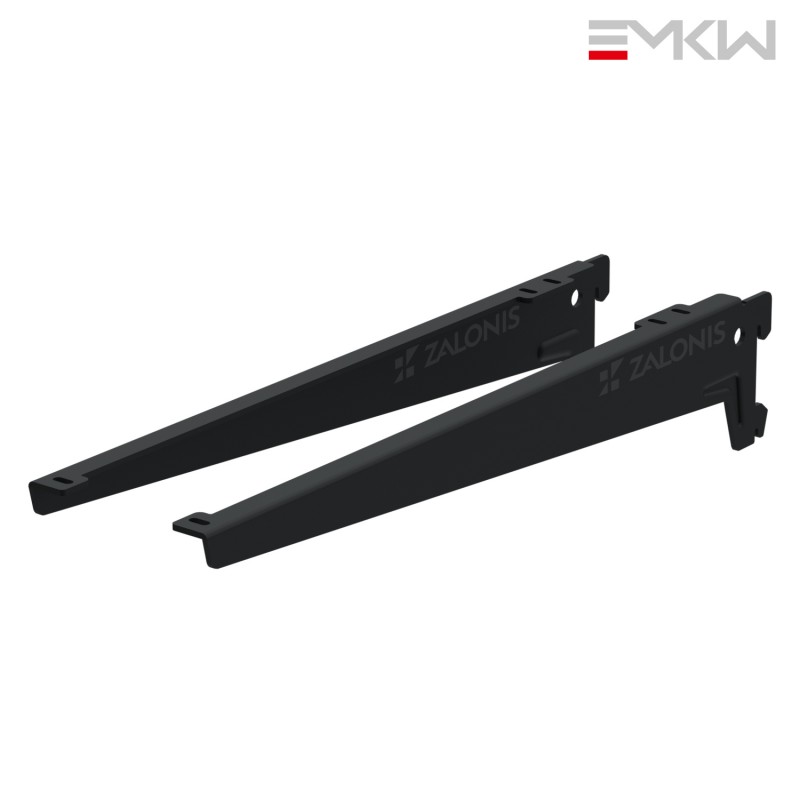 ΖΕΥΓΟΣ ΒΡΑΧΙΩΝΕΣ EMKW ΓΩΝΙΑΚΟΙ 380 mm (ΑΡ&ΔΕ) / ΜΑΥΡΟ