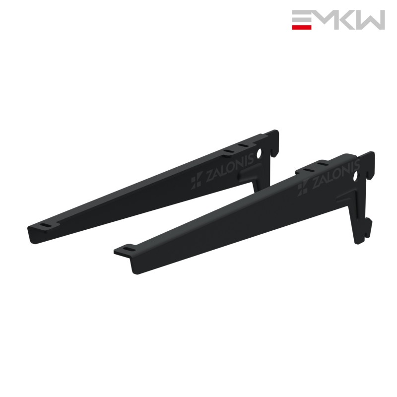 ΖΕΥΓΟΣ ΒΡΑΧΙΩΝΕΣ EMKW ΓΩΝΙΑΚΟΙ 280 mm (ΑΡ&ΔΕ) / ΜΑΥΡΟ