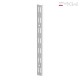 DOUBLE PERFORATION WALL UPRIGHTS EMKW / WHITE / 2000 mm