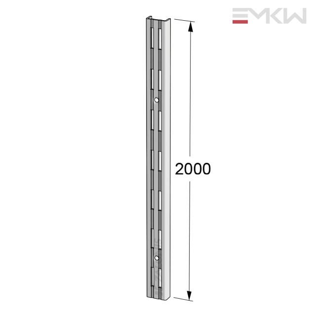 ΒΕΡΓΑ ΔΙΠΛΗΣ ΔΙΑΤΡΗΣΗΣ EMKW / ΛΕΥΚΟ / 2000 mm