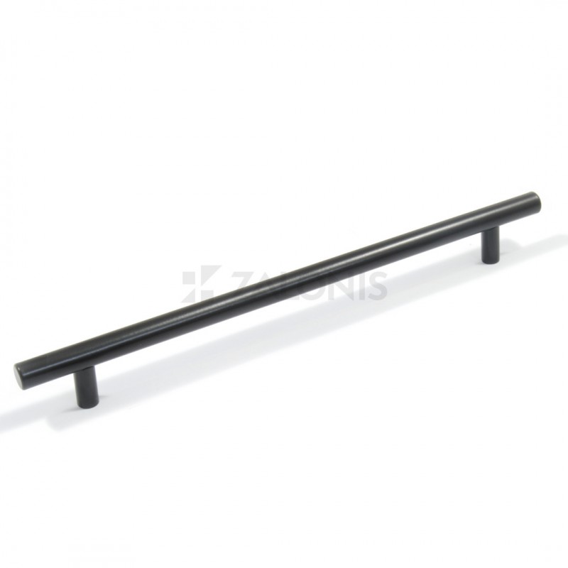 ROUND FURNITURE HANDLE / STAINLESS STEEL / MATT BLACK