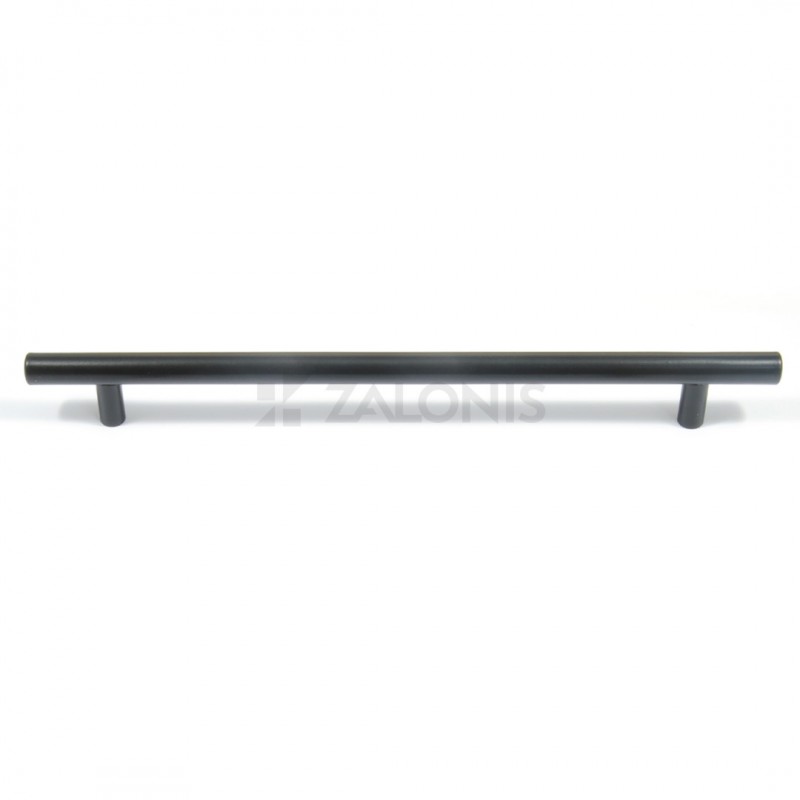 ROUND FURNITURE HANDLE / STAINLESS STEEL / MATT BLACK