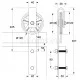 ΜΗΧΑΝΙΣΜΟΣ ΠΟΡΤΑΣ ΑΧΥΡΩΝΑ 200cm/300cm ΜΑΥΡΟ Φ.120 ΔΙΑΚΟΣΜΗΤΙΚΟΙ ΜΗΧΑΝΙΣΜΟΙ ΠΟΡΤΑΣ
