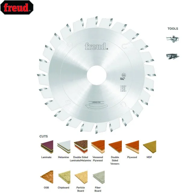 ΔΙΣΚΟΣ ΞΥΛΟΥ - ΠΡΟΚΟΨΗ FREUD LI25M31FA3 / 125x3.1-4.3x20 x Z24