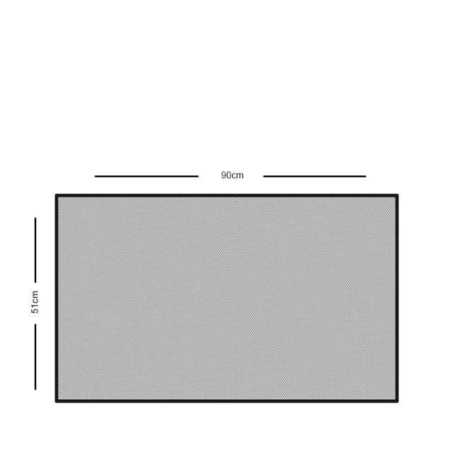 ΚΑΛΥΨΗ ΤΖΑΚΙΟΥ ΜΟΝΟΦΥΛΛΗ / 90x50 cm / ΜΑΥΡΟ