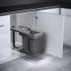 ΚΑΔΟΣ HAILO ΣΥΡΟΜΕΝΟΣ /  20 ltr / ΗΜΙ-ΑΥΤΟΜΑΤΟΣ / ΕΡΜΑΡΙΟ 30-40 / ΑΝΘΡΑΚΙ ΚΑΔΟΙ ΑΠΟΡΡΙΜΑΤΩΝ ΣΥΡΟΜΕΝΟΙ