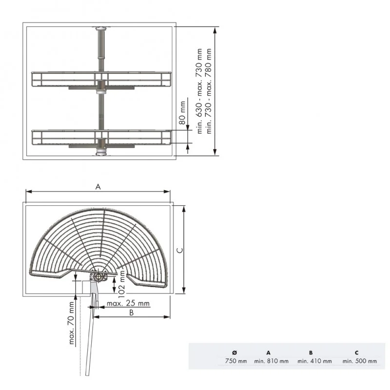 ΜΥΛΟΣ 1/2 M&C 75 ΜΥΛΟΙ 1/2 (ΕΡΜΑΡΙΑ ΤΥΦΛΗΣ ΓΩΝΙΑΣ)