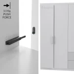 PUSH TO OPEN ΜΕ ΚΛΕΙΔΩΜΑ / 3.5 Kg / ΑΝΘΡΑΚΙ